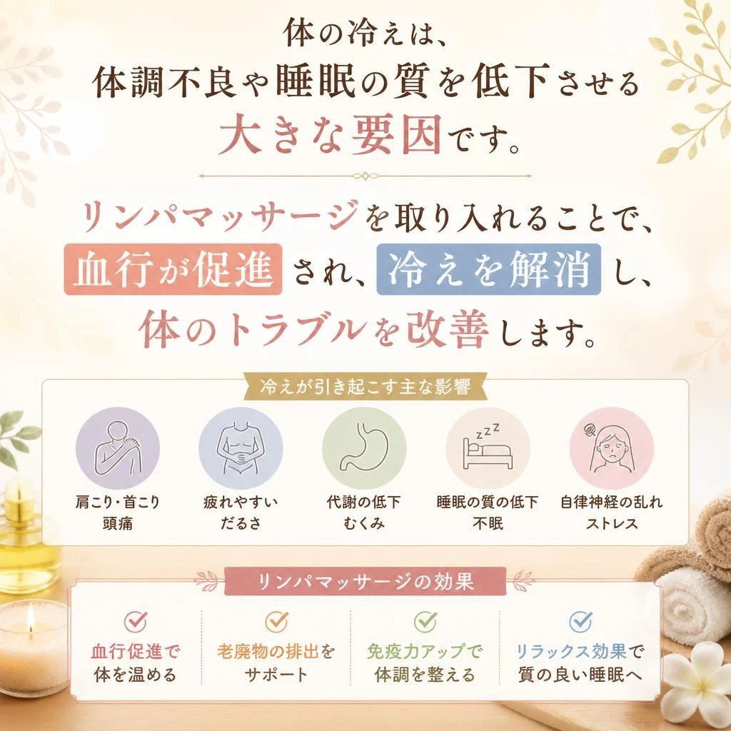 2. 冷えが引き起こす体の不調