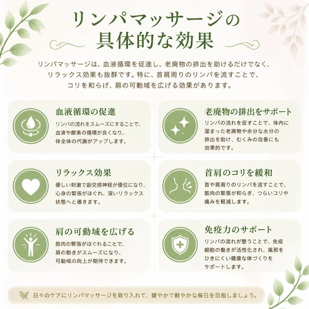 リンパマッサージの効果