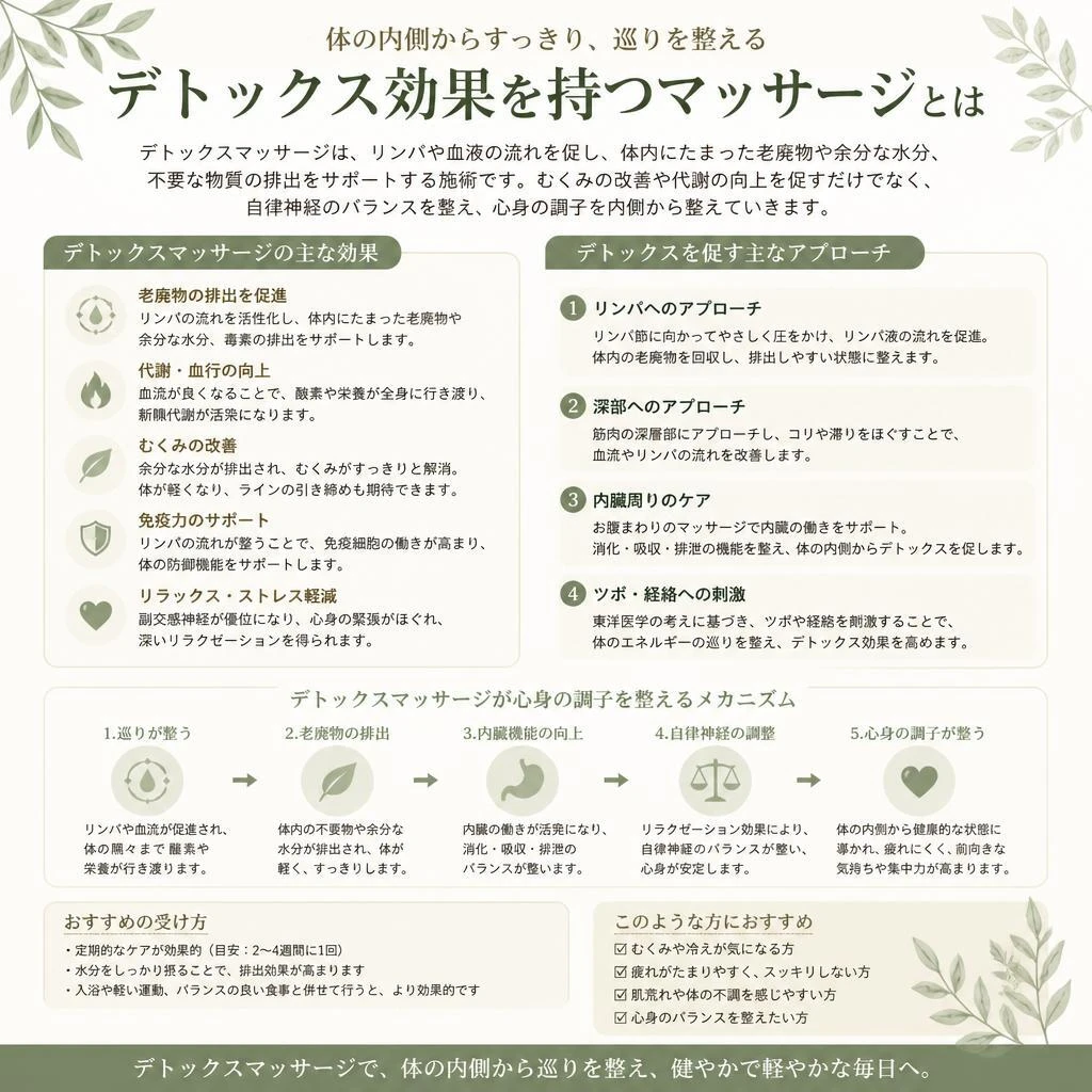 デトックスで心も体もリフレッシュ