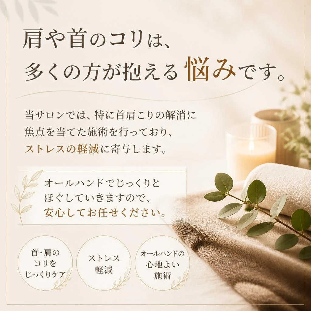 首肩こり解消法