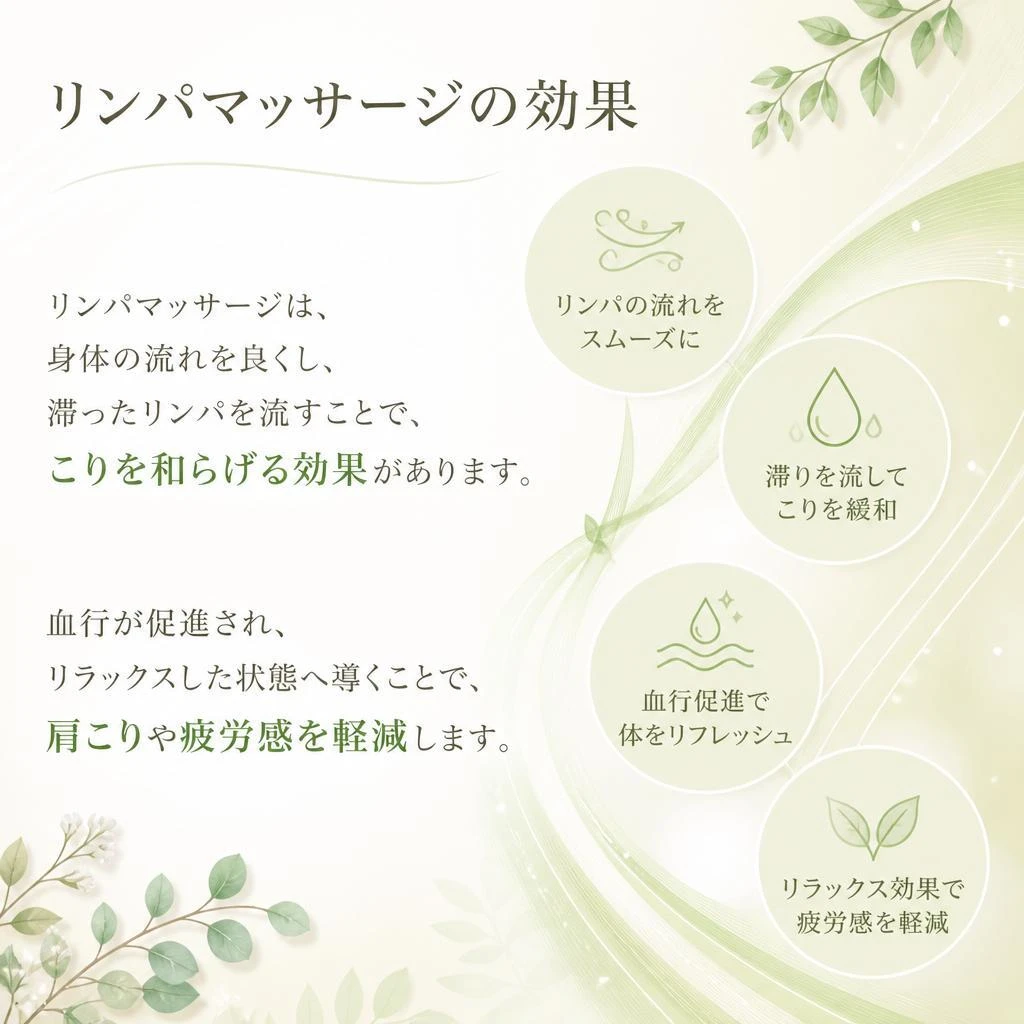 リンパマッサージの効果とは？