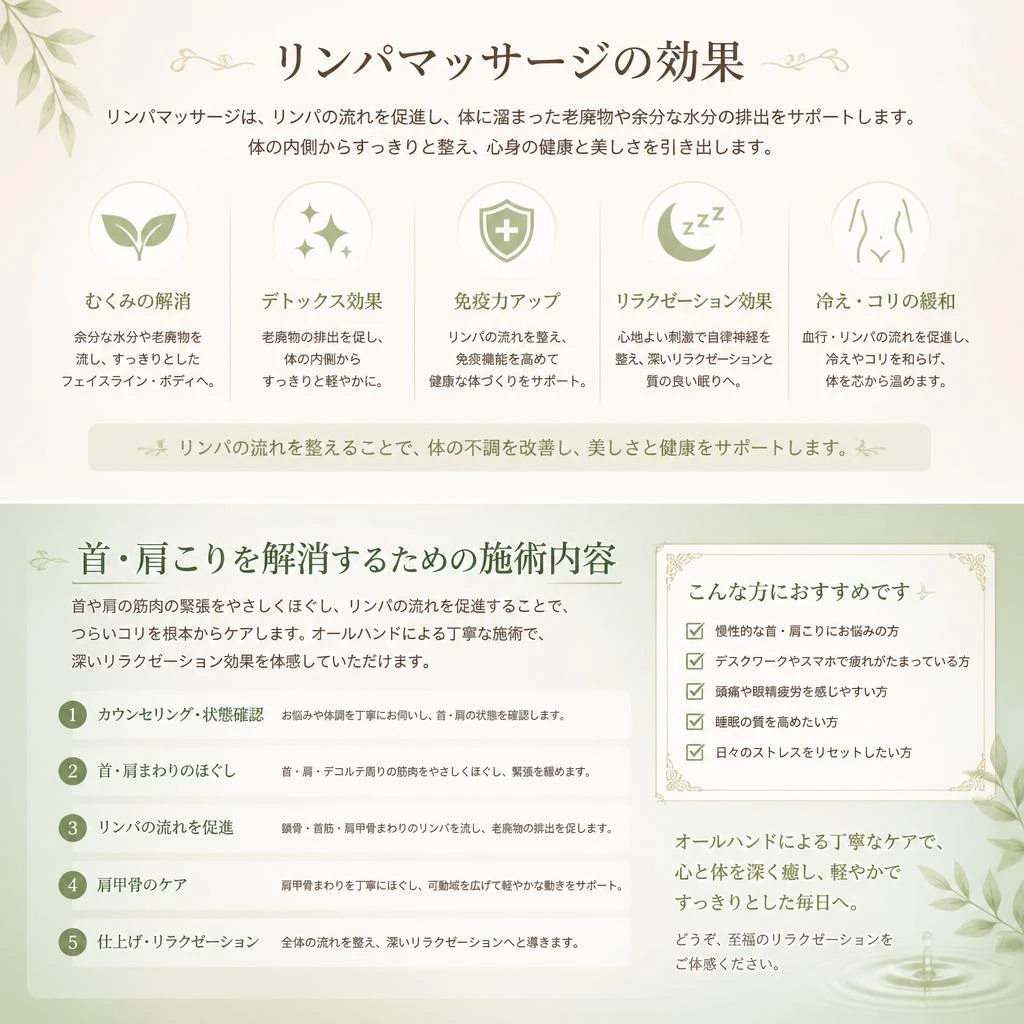 リンパマッサージって？
