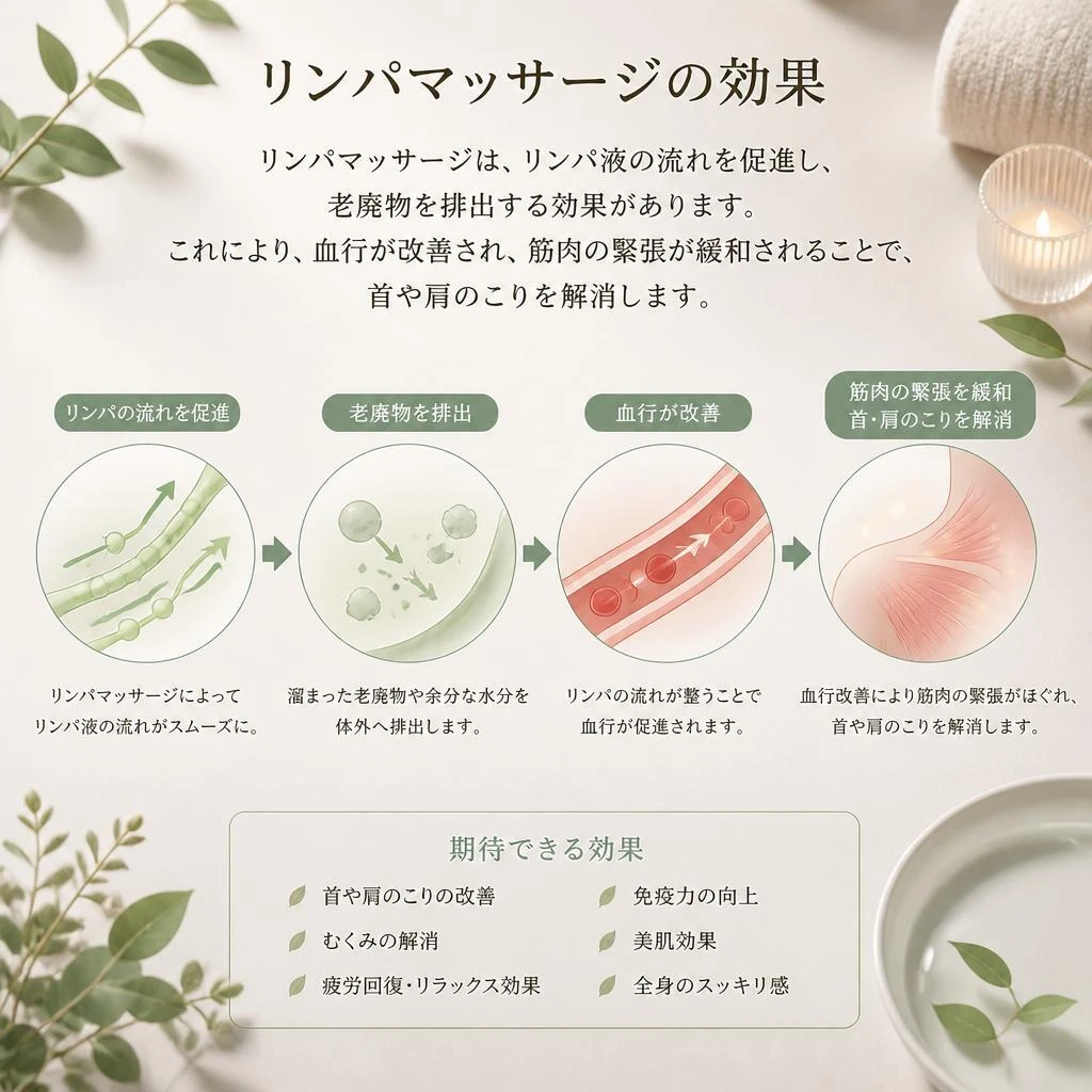 リンパマッサージの効果