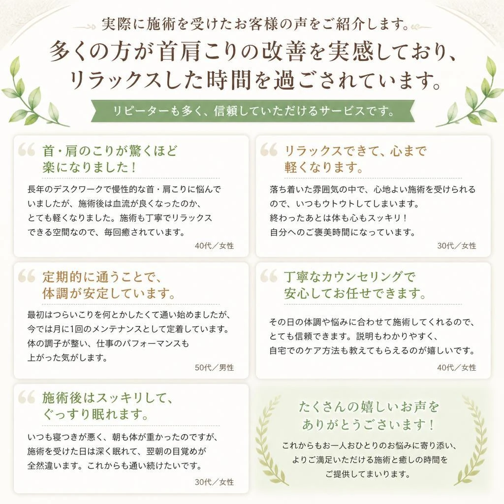 お客様の声