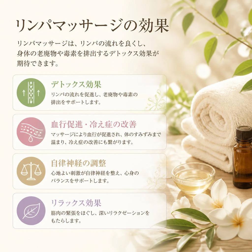 リンパマッサージの効果