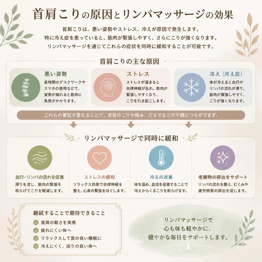 首肩こりと冷え症の関係