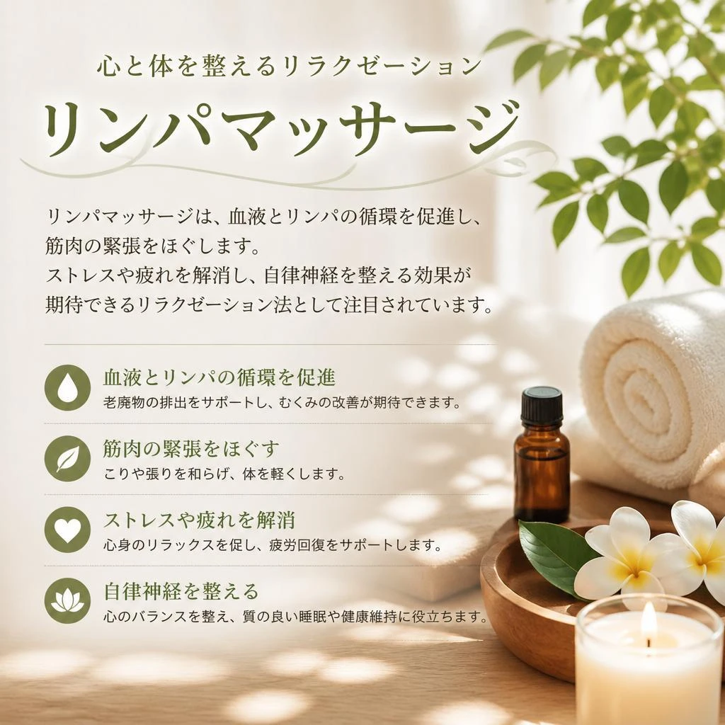 リンパマッサージの効果